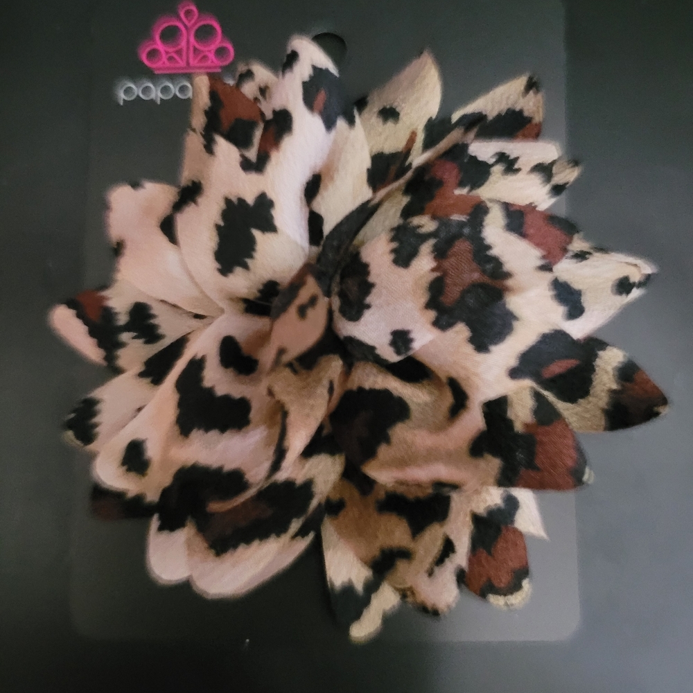 Animal Printed hair clip